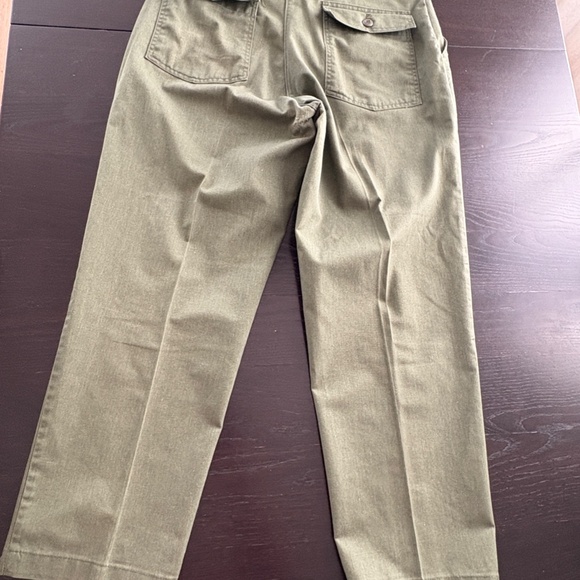 Vintage Mens US Army Green Trousers Size 33 X 28.5 - Picture 7 of 7